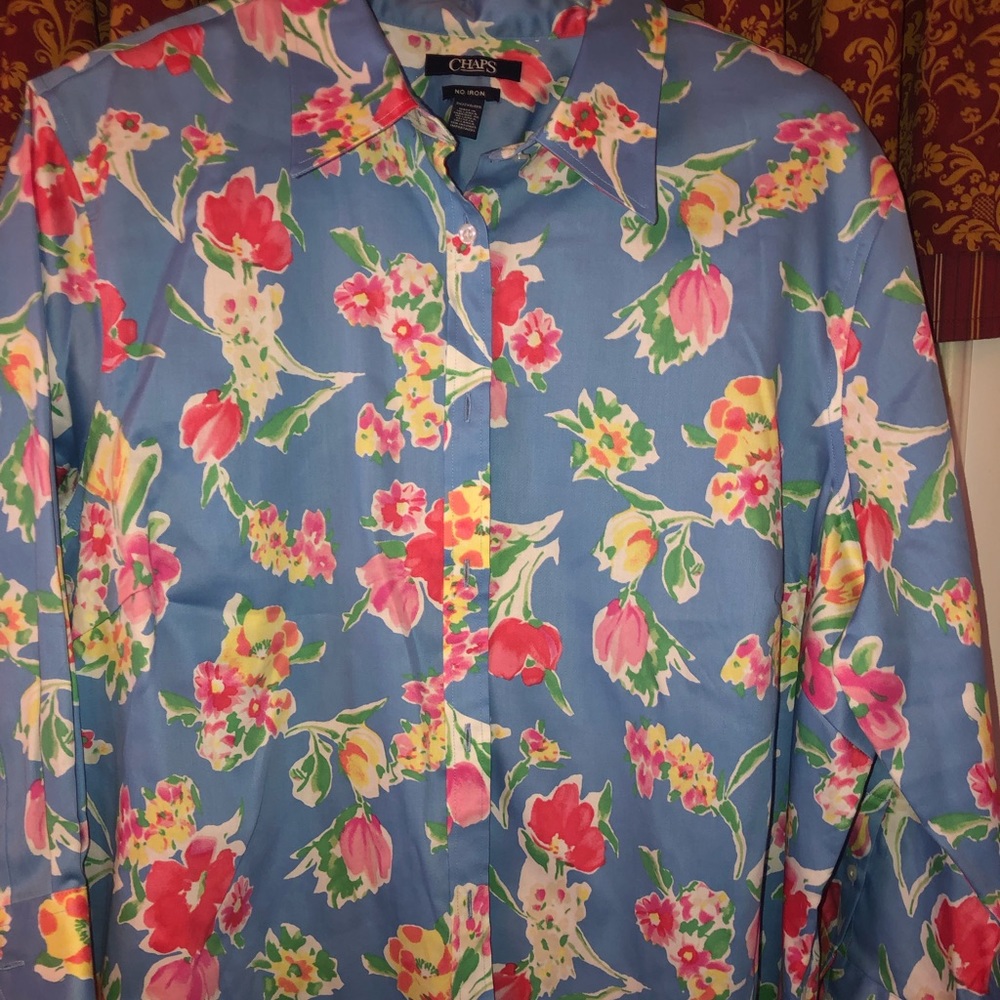 Chaps women’s plus button down